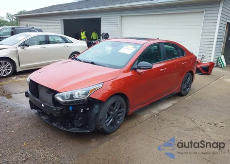 2020 Kia Forte Gt-Line из США, поврежденный, VIN 3KPF34AD3LE260009